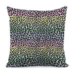 Colorful Leopard Print Pillow Cover