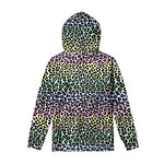 Colorful Leopard Print Pullover Hoodie
