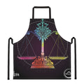Colorful Libra Sign Print Apron