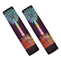 Colorful Libra Sign Print Car Seat Belt Covers