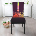 Colorful Libra Sign Print Dining Chair Slipcover