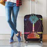 Colorful Libra Sign Print Luggage Cover