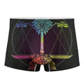 Colorful Libra Sign Print Men's Boxer Briefs