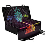 Colorful Libra Sign Print Pet Car Back Seat Cover