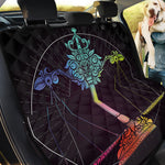 Colorful Libra Sign Print Pet Car Back Seat Cover