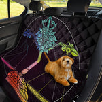 Colorful Libra Sign Print Pet Car Back Seat Cover