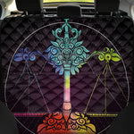 Colorful Libra Sign Print Pet Car Back Seat Cover