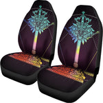 Colorful Libra Sign Print Universal Fit Car Seat Covers