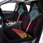 Colorful Libra Sign Print Universal Fit Car Seat Covers