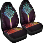 Colorful Libra Sign Print Universal Fit Car Seat Covers