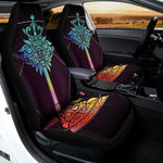 Colorful Libra Sign Print Universal Fit Car Seat Covers