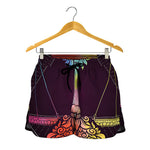 Colorful Libra Sign Print Women's Shorts