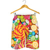 Colorful Lollipop And Candy Print Men's Shorts