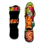 Colorful Lollipop And Candy Print Muay Thai Shin Guard