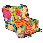 Colorful Lollipop And Candy Print Pet Car Back Seat Cover