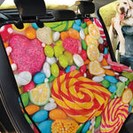 Colorful Lollipop And Candy Print Pet Car Back Seat Cover