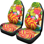 Colorful Lollipop And Candy Print Universal Fit Car Seat Covers