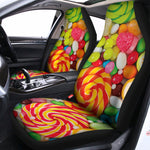 Colorful Lollipop And Candy Print Universal Fit Car Seat Covers