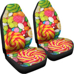 Colorful Lollipop And Candy Print Universal Fit Car Seat Covers
