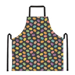 Colorful Macaron Pattern Print Apron