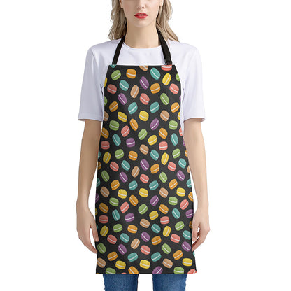 Colorful Macaron Pattern Print Apron
