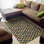 Colorful Macaron Pattern Print Area Rug