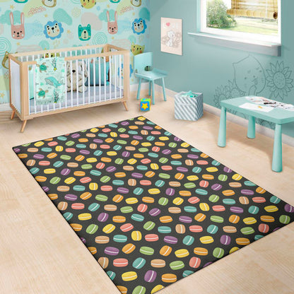 Colorful Macaron Pattern Print Area Rug