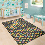 Colorful Macaron Pattern Print Area Rug