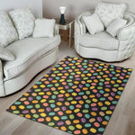 Colorful Macaron Pattern Print Area Rug