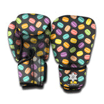 Colorful Macaron Pattern Print Boxing Gloves