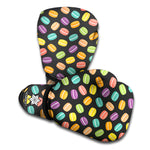 Colorful Macaron Pattern Print Boxing Gloves