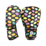 Colorful Macaron Pattern Print Boxing Gloves