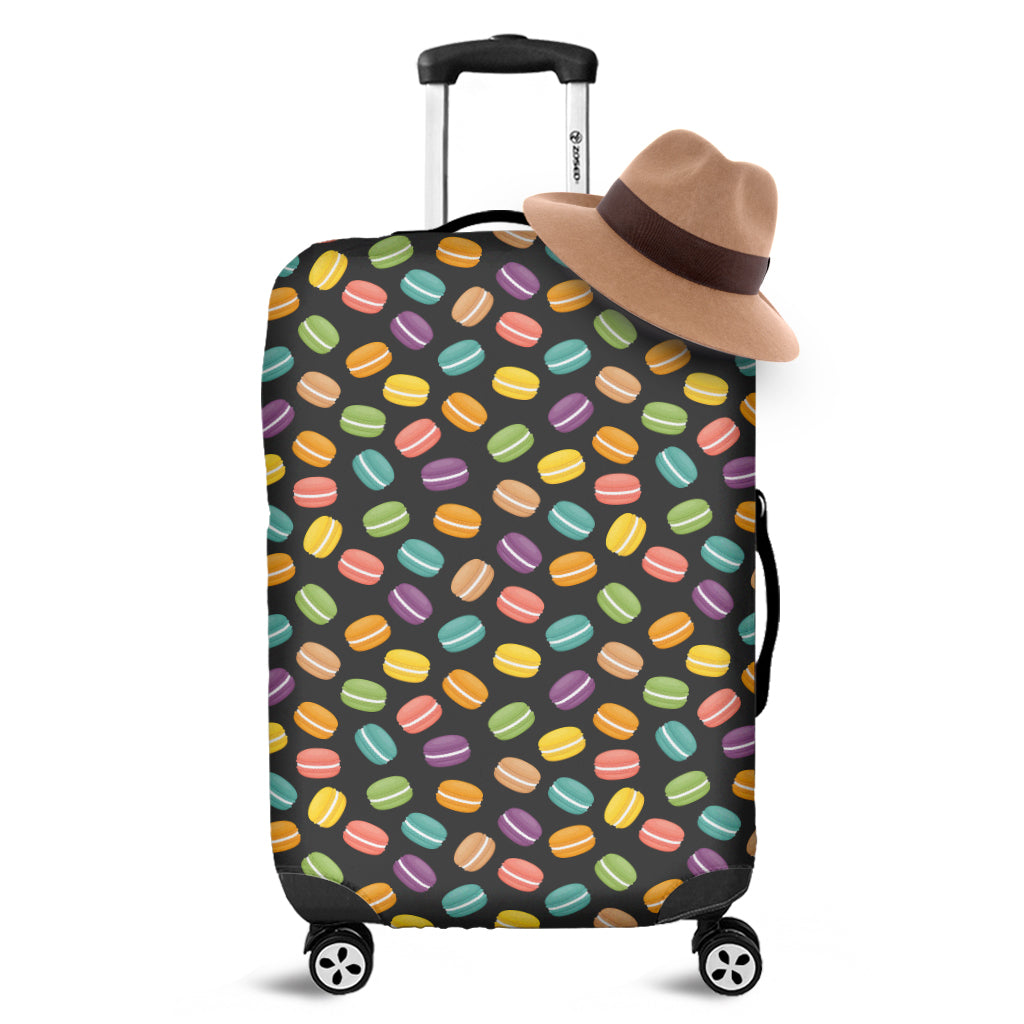 Colorful Macaron Pattern Print Luggage Cover