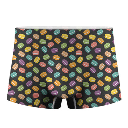 Colorful Macaron Pattern Print Men's Boxer Briefs