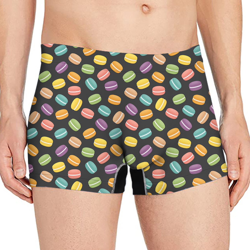 Colorful Macaron Pattern Print Men's Boxer Briefs
