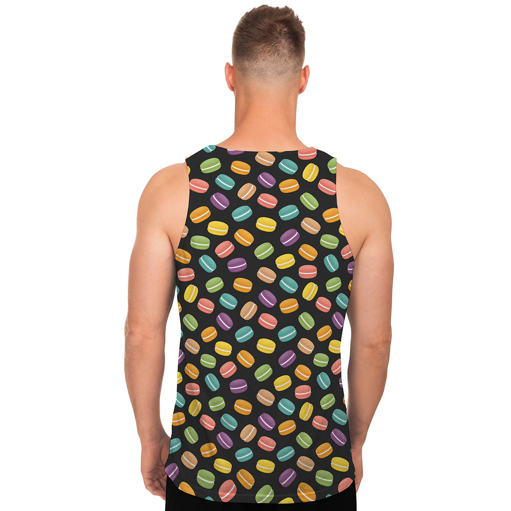 Colorful Macaron Pattern Print Men's Tank Top