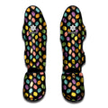 Colorful Macaron Pattern Print Muay Thai Shin Guards