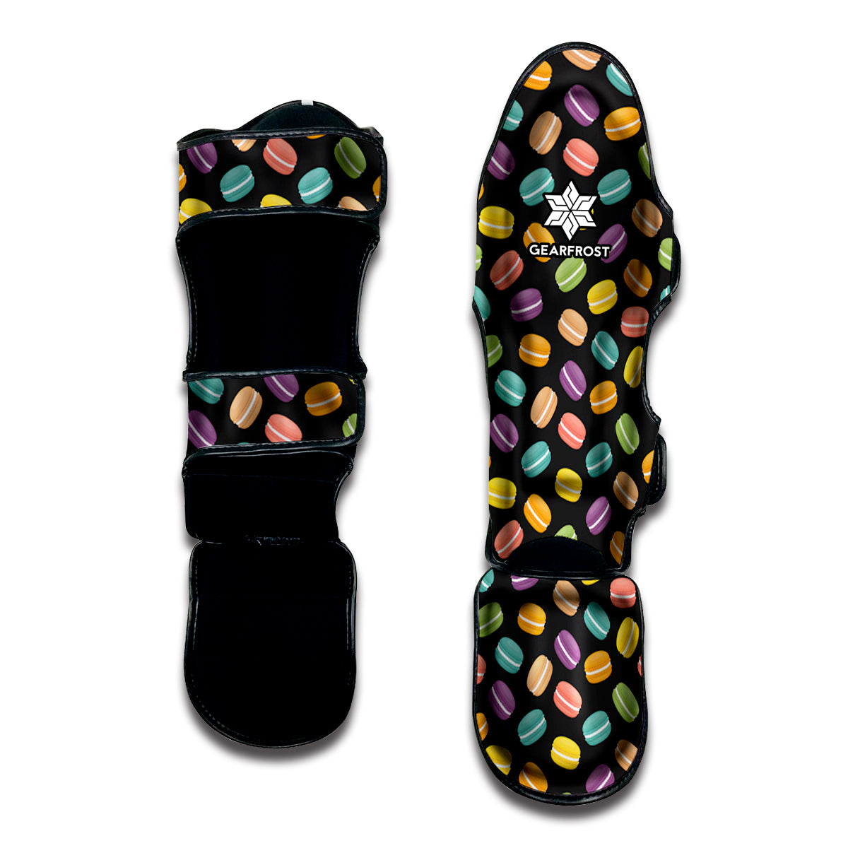 Colorful Macaron Pattern Print Muay Thai Shin Guard