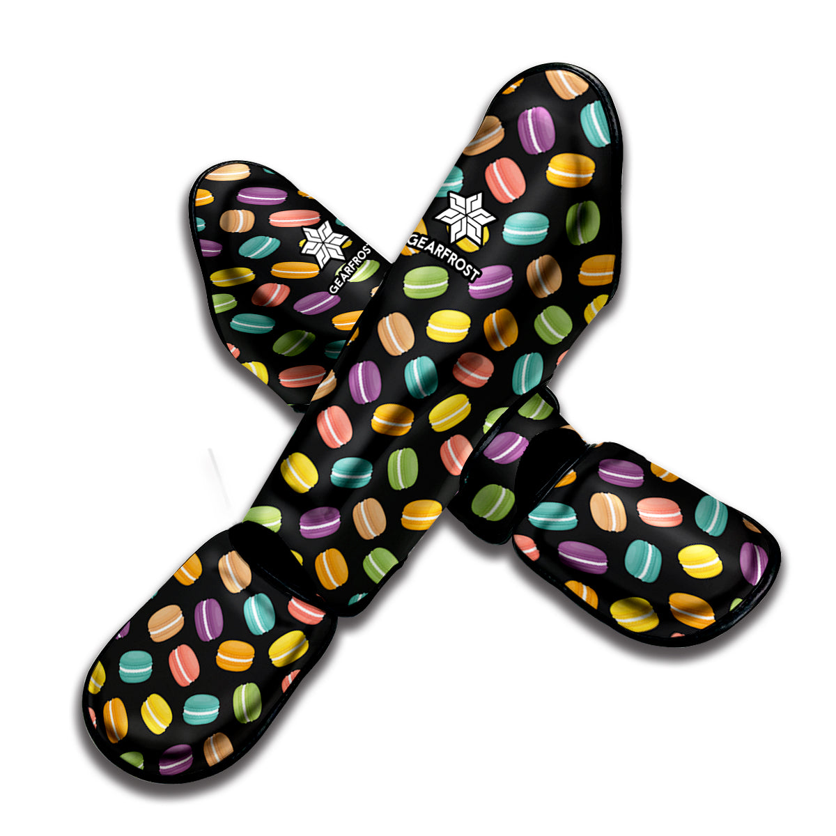 Colorful Macaron Pattern Print Muay Thai Shin Guard