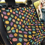 Colorful Macaron Pattern Print Pet Car Back Seat Cover