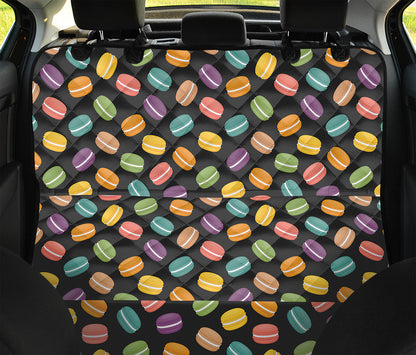 Colorful Macaron Pattern Print Pet Car Back Seat Cover
