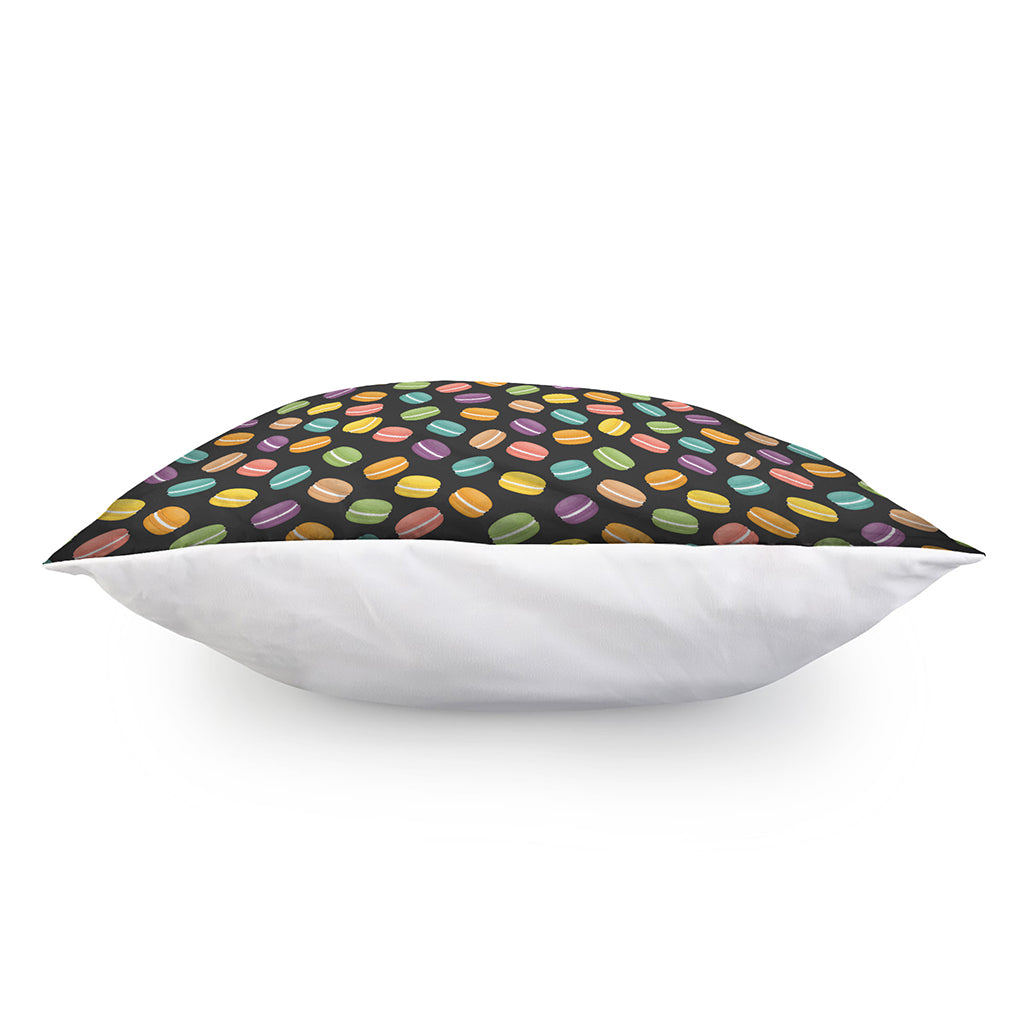 Colorful Macaron Pattern Print Pillow Cover