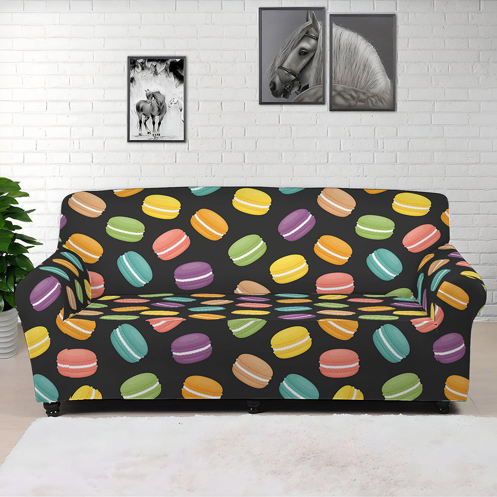 Colorful Macaron Pattern Print Sofa Cover