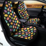 Colorful Macaron Pattern Print Universal Fit Car Seat Covers