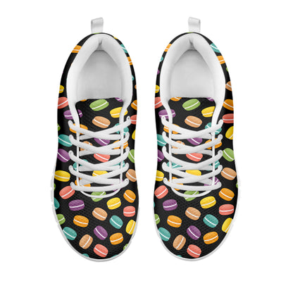 Colorful Macaron Pattern Print White Sneakers
