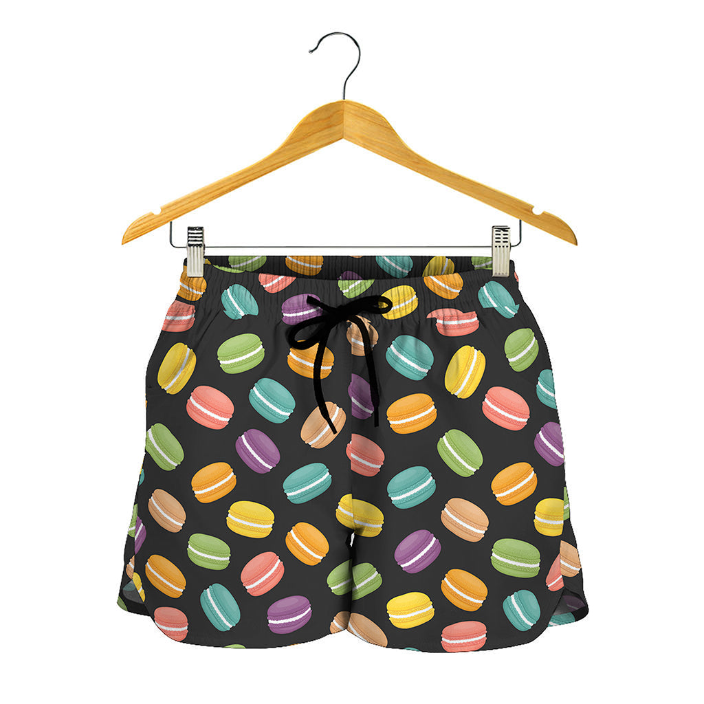 Colorful Macaron Pattern Print Women's Shorts