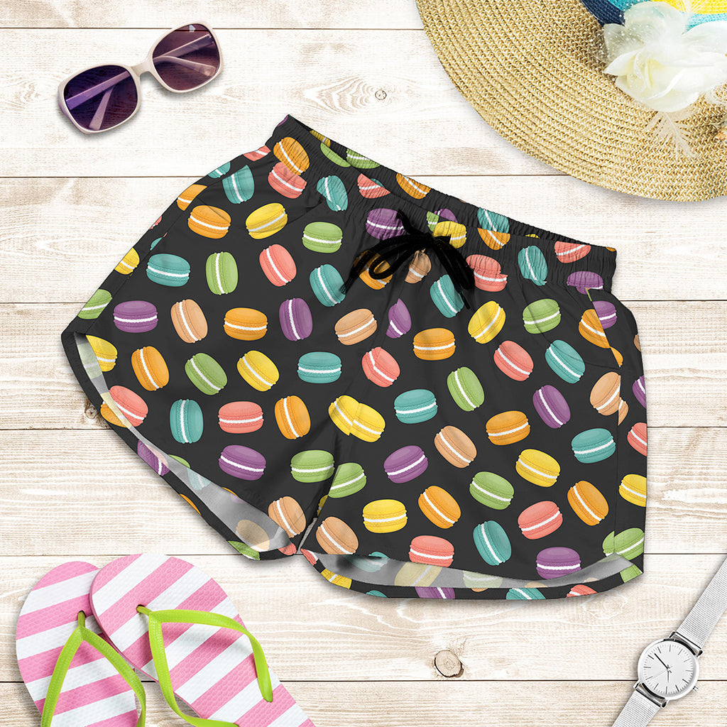 Colorful Macaron Pattern Print Women's Shorts