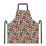 Colorful Macarons Pattern Print Apron