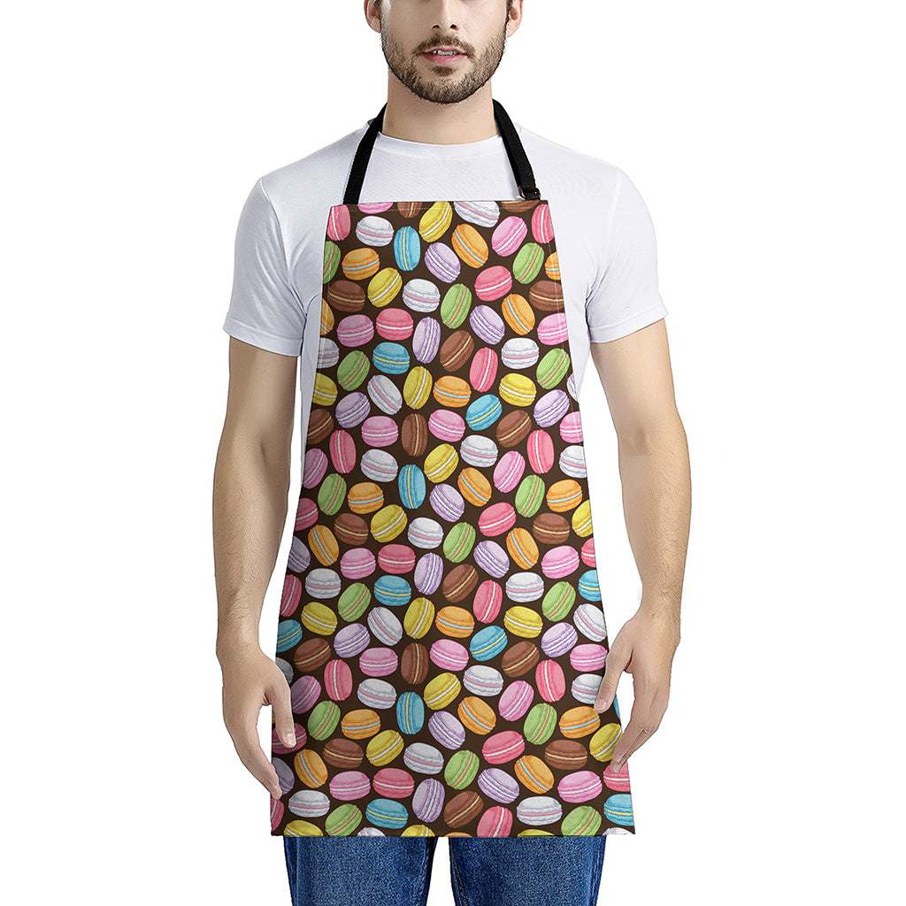 Colorful Macarons Pattern Print Apron