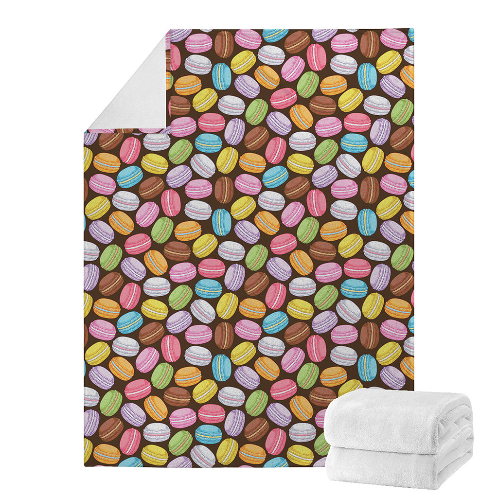 Colorful Macarons Pattern Print Blanket